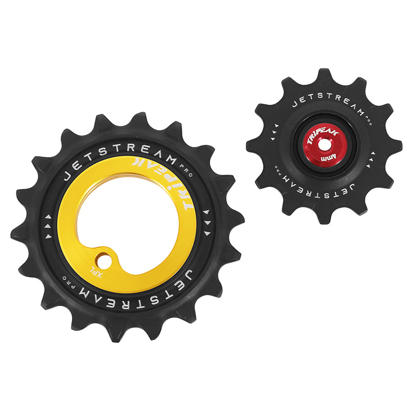 Galet Dérailleur Aopw Tripeak 12-18 Dents Céramique 12X1V. Sram Axs Xplr Red-Force-Rival Or (Jeu De 2) (Garantie 4 Ans)
