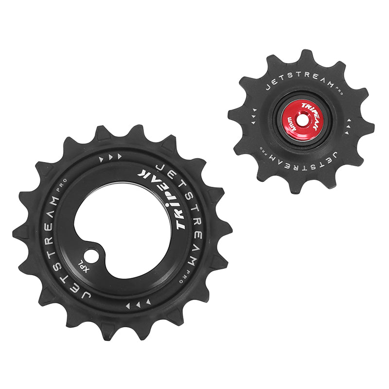 Galet Dérailleur Aopw Tripeak 12-18 Dents Céramique 12X1V. Sram Axs Xplr Red-Force-Rival Noir (Jeu De 2) (Garantie 4 Ans