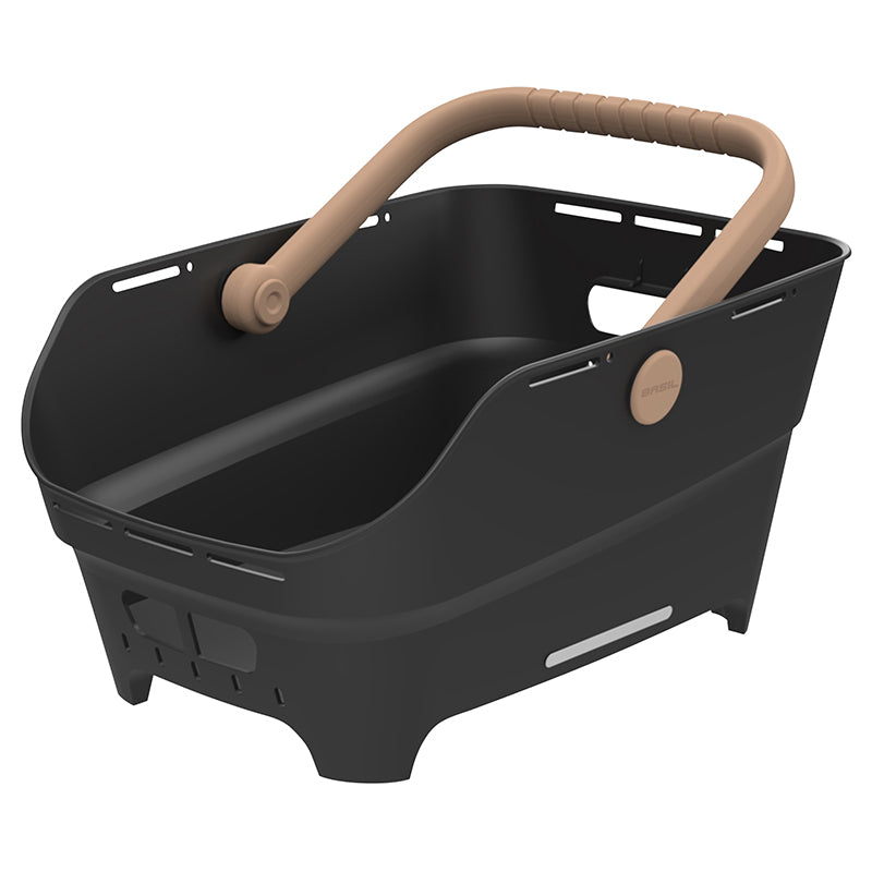Panier Arrière Synthetique Recycle Cento Neo Multi Nx Basil Noir (46X35X25 cm) Compatible Mik, Racktime, I-Rack, Carrymo