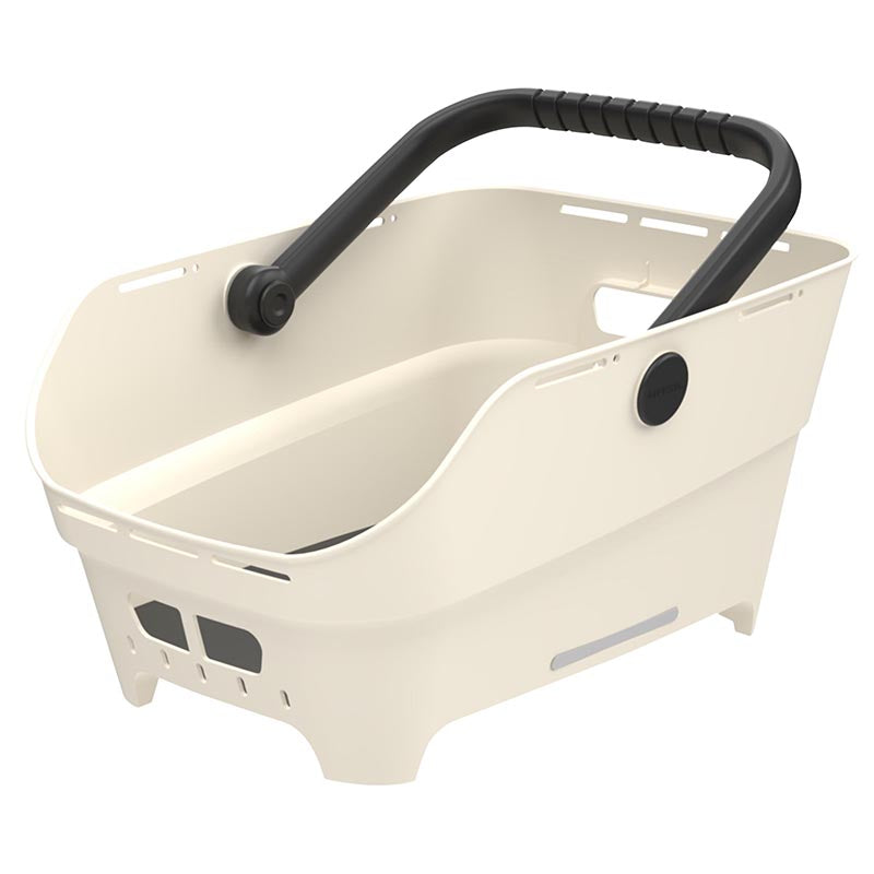 Panier Arrière Synthetique Recycle Cento Neo Multi Nx Basil Blanc Casse (46X35X25 cm) Compatible Mik, Racktime, I-Rack, Carrymore, Avs (Fixation Non Inclus)
