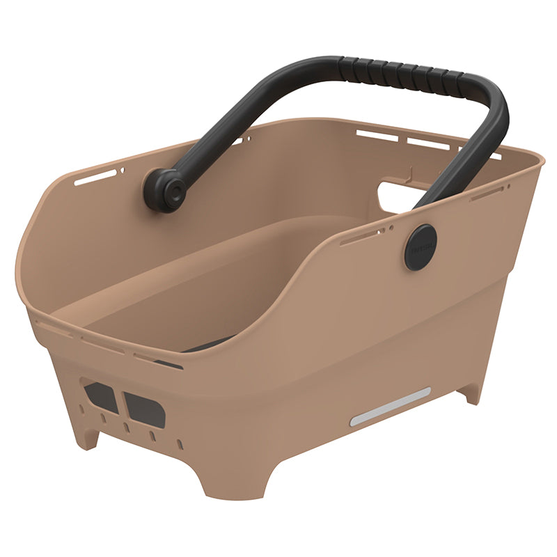 Panier Arrière Synthetique Recycle Cento Neo Multi Nx Basil Sable (46X35X25 cm) Compatible Mik, Racktime, I-Rack, Carrymore, Avs (Fixation Non Inclus)