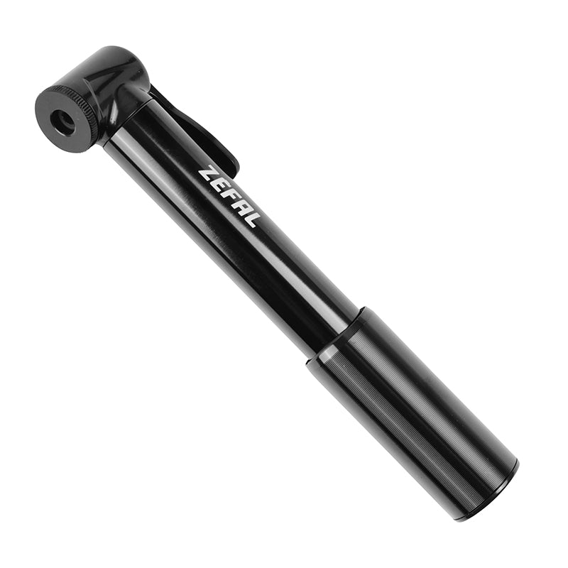 Pompe Mini Route Zefal Road Micro Alu Noir 7Bars L165 mm Vp-Vs 95G Pour Pneu Section 23 À 32 mm Avec Clip Fixation