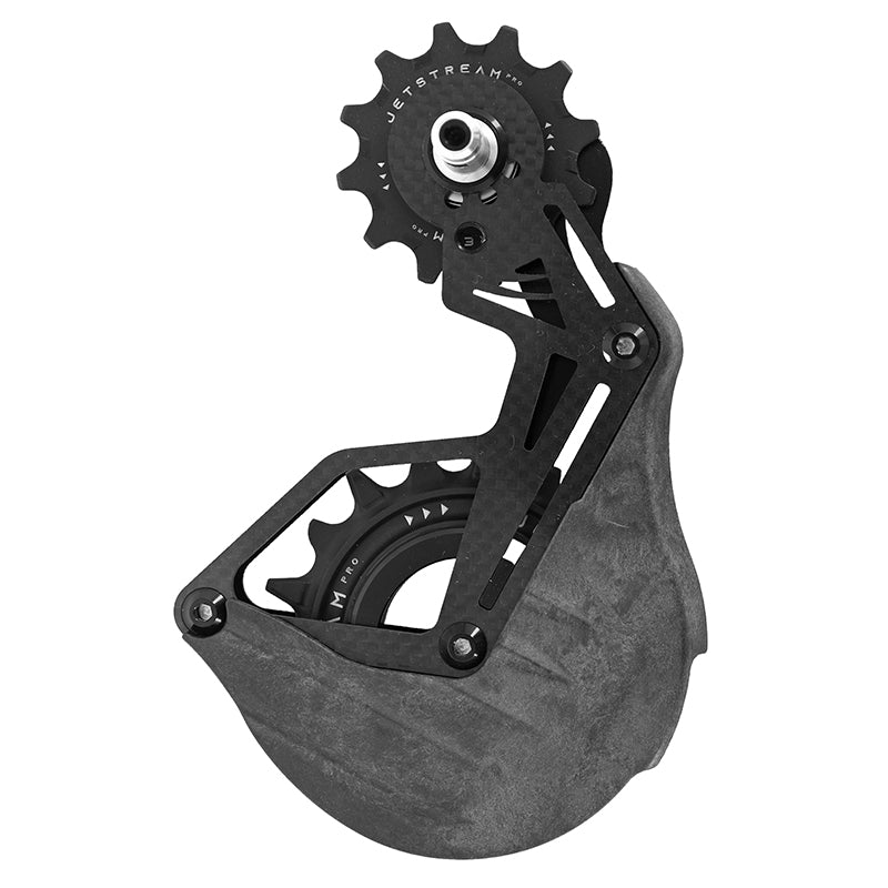 Chape Dérailleur Aero-Wing Opw Tripeak 12-18 Dents 12-11X2V. Shimano 105 11V Rd7100-Rd7000 Noir Carbone (Garantie 4 Ans)