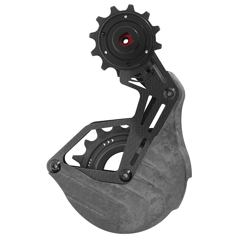 Chape Dérailleur Aero-Wing Opw Tripeak 12-18 Dents 12X2-1V. Sram Axs Red-Force-Rival-Red E-1 Noir Carbone (Garantie 4 Ans)