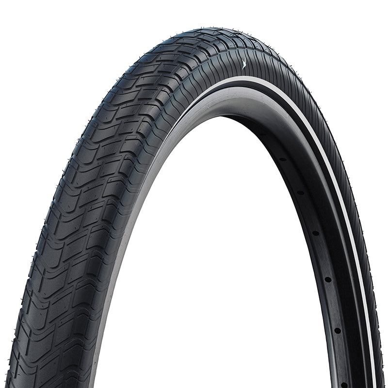 Pneu VTT Urbain 20 X 2.00 Schwalbe Big Apple Noir Tr (50-406) Renfort Raceguard Flanc Reflex Compatible VAE