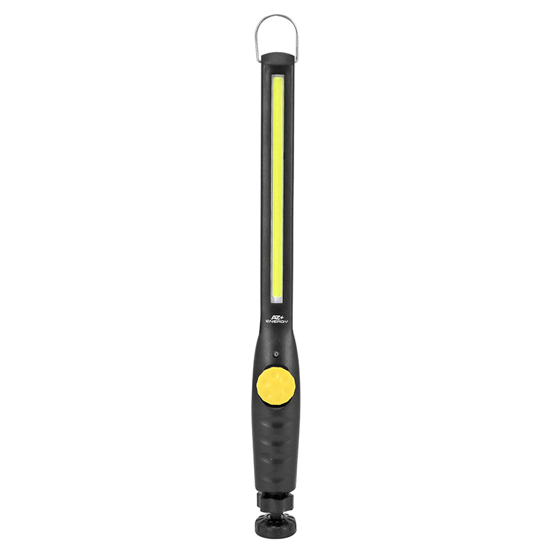 Lampe-Torche-Baladeuse Atelier A Leds 3W 300 Lm Aimantee Inclinable Avec Variateur De Luminosite Batterie Lithium (Rechargeable Usb + Alimentation)