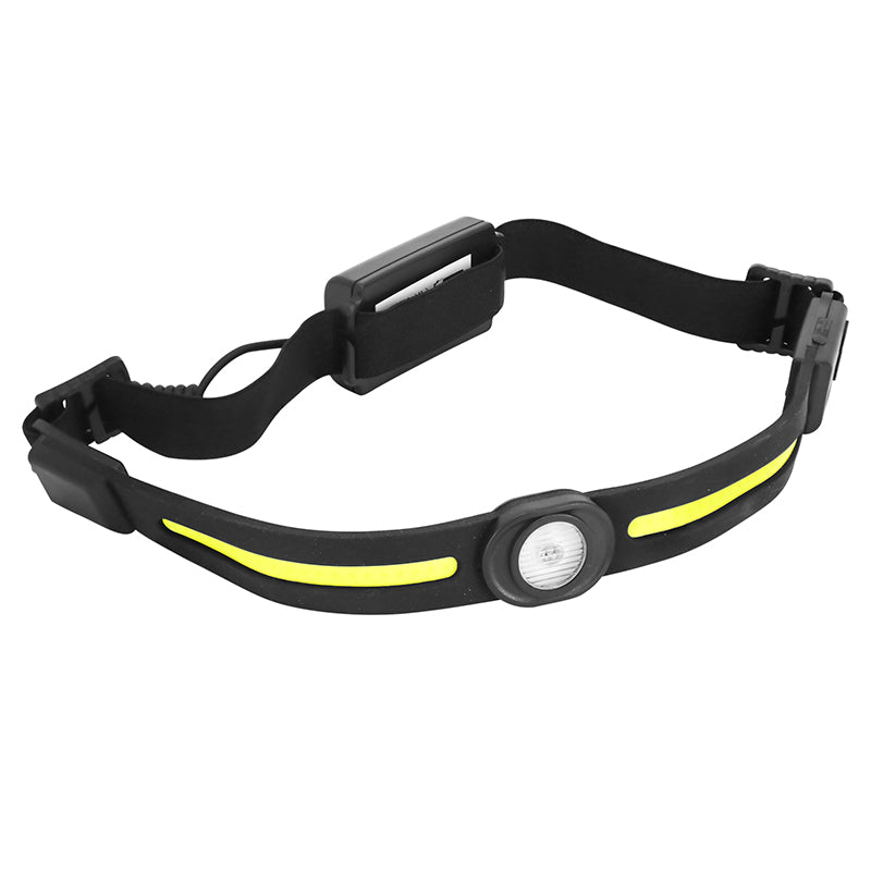 Lampe Frontale Atelier A Leds-Cob 3-5W Jusqu'A 370 Lm Mode Capteur Pour Allumer Ou Eteindre Batterie Lithium (Rechargeab