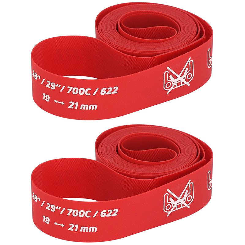 Fond De Jante Zefal Roue 700C-VTT 29" Haute Pression En 19 mm Rouge (Vendu A La Paire)