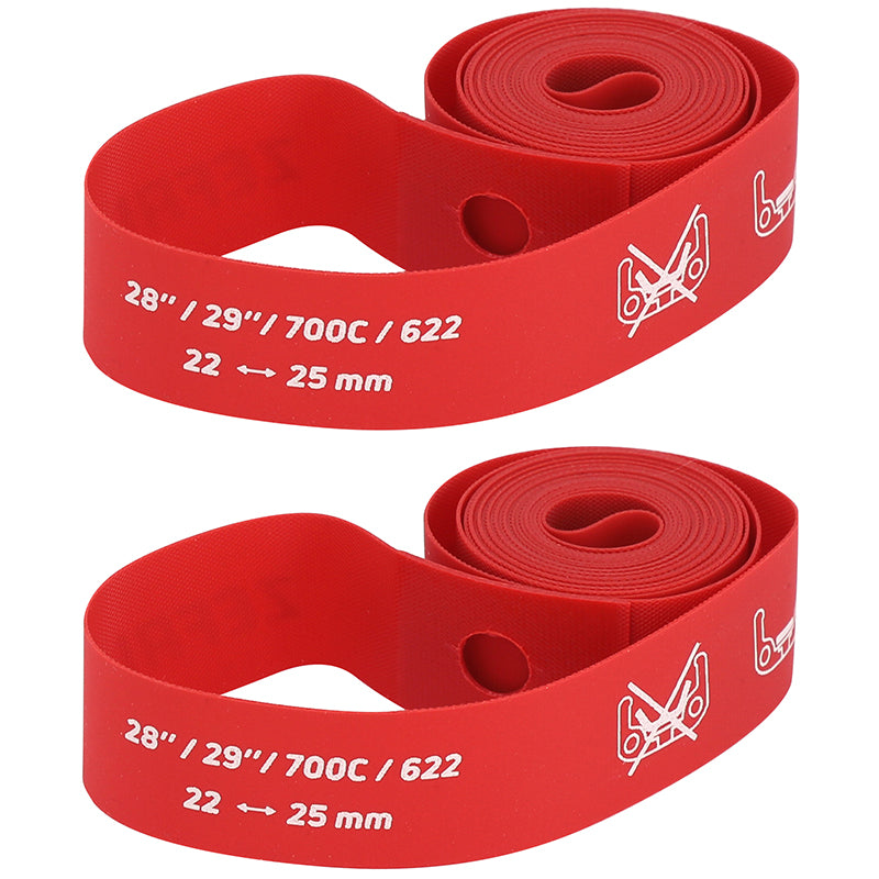 Fond De Jante Zefal Roue 700C-VTT 29" Haute Pression En 22 mm Rouge (Vendu A La Paire)