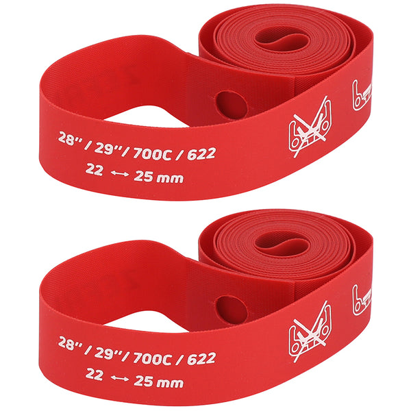 Fond De Jante Zefal Roue 700C-VTT 29" Haute Pression En 22 mm Rouge (Vendu A La Paire)