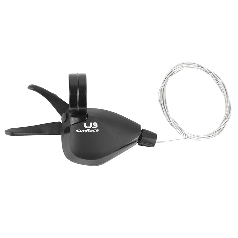 Manette VTT Sunrace Droite Dual Lever Dlu961N Push-Pull U-Series 9V. - Compatible Shimano Cues, Linkglide