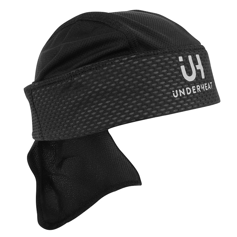 Bandana - Tour De Tête Urho Rafraichissante Noir -Activer Avec De L'Eau- (Protection Uv)