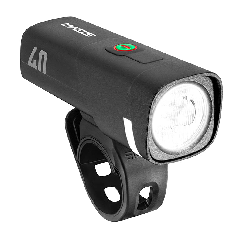 Éclairage Vélo Usb Avant Sigma Aura 40 Lux (Autonomie 9H Mode Standard Et 29H Mode Eco) Noir - Homologué -
