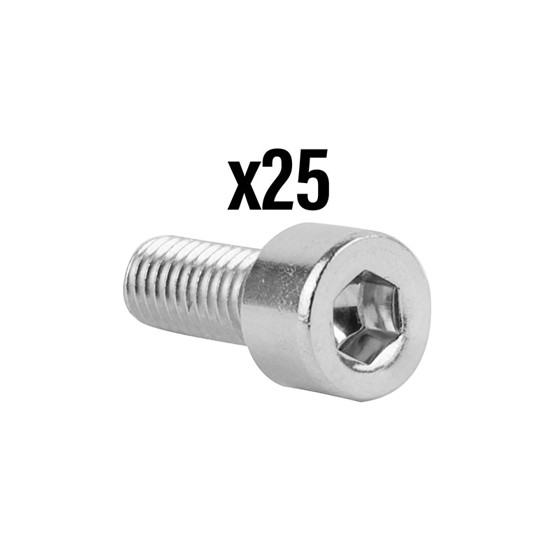 Vis Chc 6 Pans Creux M5 X 12 mm Chrome (Sachet De 25 Pieces) -P2R-