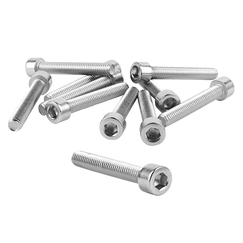 Vis Chc 6 Pans Creux M6 X 40 mm Chrome (Sachet De 10 Pieces) -P2R-