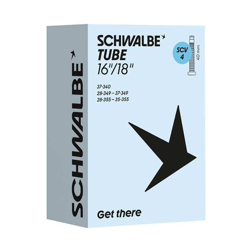 Chambre A Air Vélo 16-18 X 1.00-1.40 Schwalbe Clik Valve 40 mm (47-62X305) (Scv4)