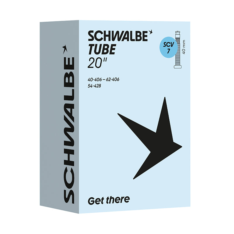 Chambre A Air Vélo 20 X 1.50-2.40 Schwalbe Clik Valve 40 mm (40-62X406) (Scv7)