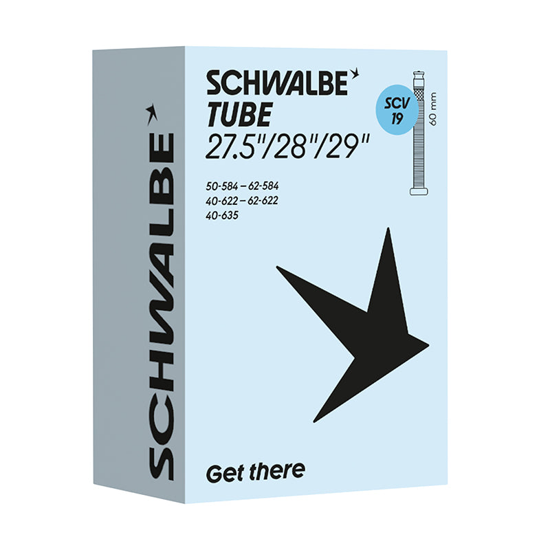 Chambre A Air Vélo 27,5-28-29 X 1.50-2.40 Schwalbe Clik Valve 60 mm (40-62X584-635) (Scv19)
