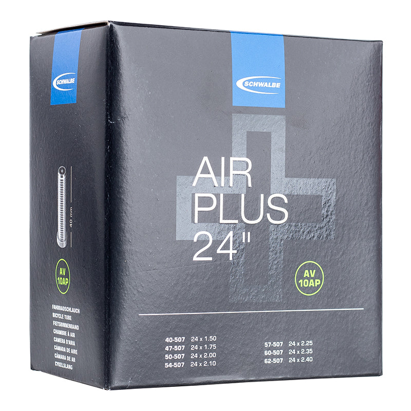 Chambre A Air Vélo 24 X 1.50-2.40 Schwalbe Air Plus Valve Standard 40 mm (40-62X507) (Av10 Ap)