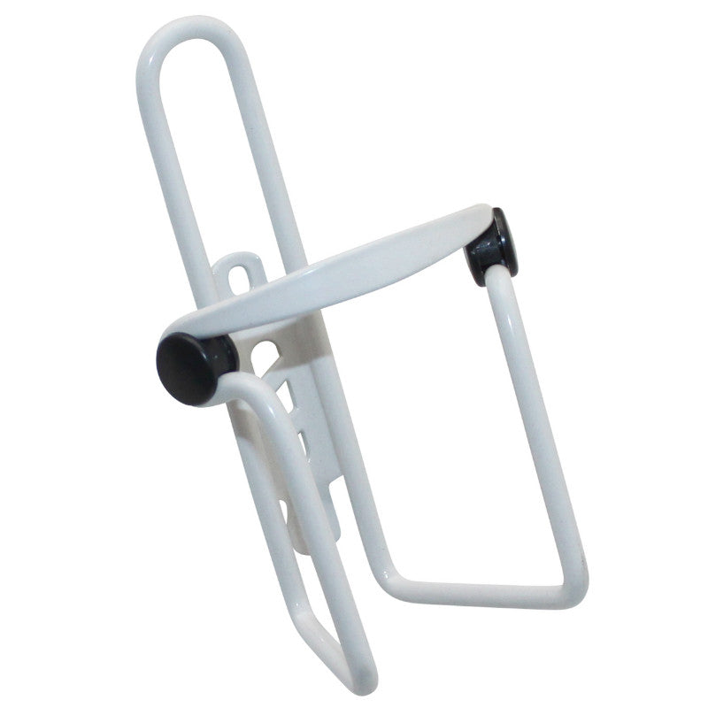 Porte Bidon Newton N1 Alu Blanc Avec Pastilles Anti-Vibration (Sur Carte)