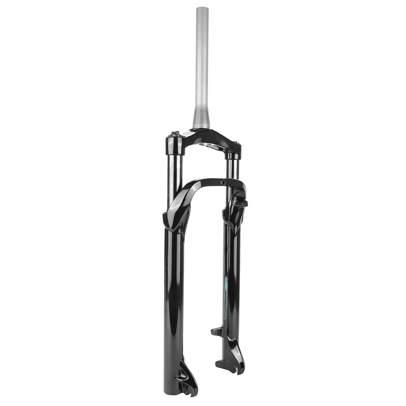 Fourche VTT - Fat Bike 26" Noir Tapered Conique (Pivot 1"1-8 Haut Et 1,5" Bas) -Compatible Braga-