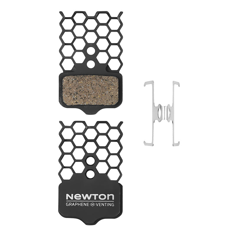Plaquette De Frein VTT Sram, Avid Elixir (Newton Graphene Organic Avec Ailette Refroidisseur) (Paire Sur Carte)
