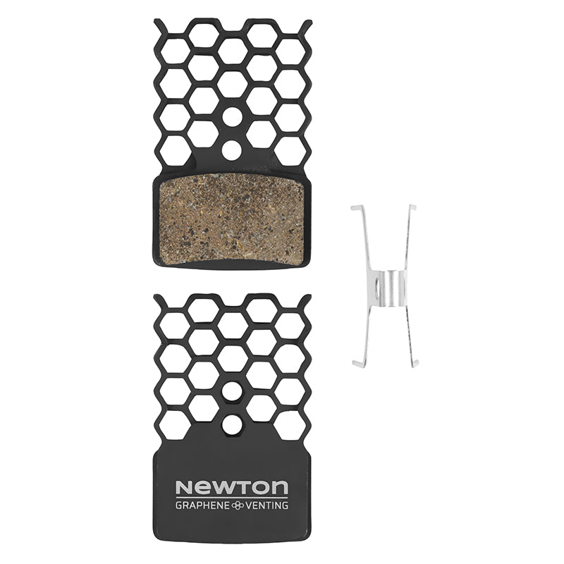 Plaquette De Frein Route Magura Mt2 - Mt4 - Mt6 - Mt8 (Newton Graphene Organic Avec Ailette Refroidisseur) (Paire Sur Ca