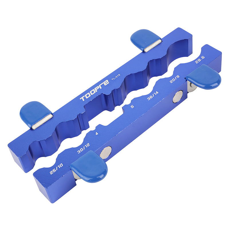 Outil Mors Pour Etau De Maintenance Toopre 200 mm Pour Tige De Selle, Pivot De Fourche, Axe Moyeu, Pédale, Durite Frein Hydraulique, Démonte Roue Libre, Câble Dérailleur, Pédalier (Vendu A La Paire)