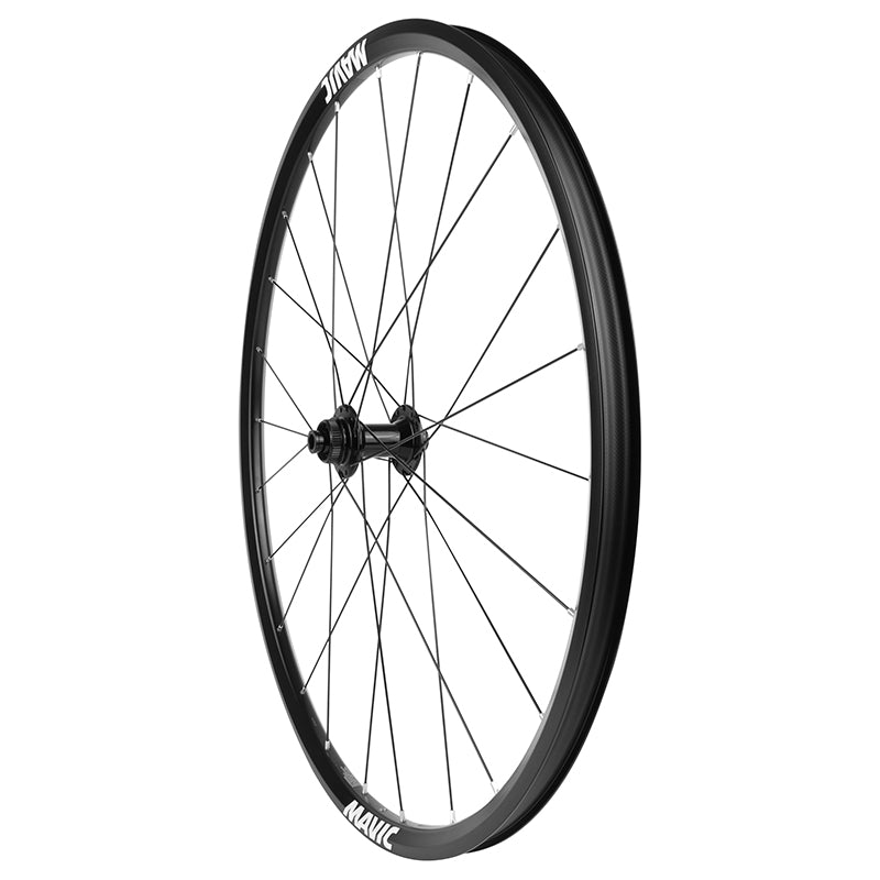 Roue Gravel - Route Disque 700 Mavic Access Rg22 Avant Centerlock Axe Traversant 12-100 Noir 24 Rayons Jante (622-22) -P