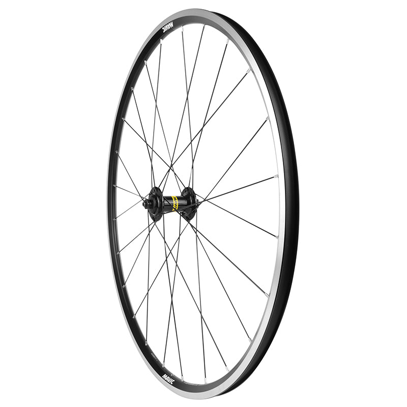 Roue Route Patin Blocage 700 Mavic Access R17 Avant Noir 24 Rayons Jante (622-17) -Poids Max 120 Kg- Livre Sans Blocage