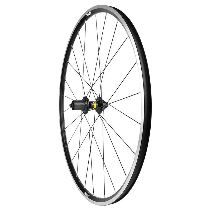 Roue Route Patin Blocage 700 Mavic Access R17 Arrière Cassette Hg 11-10V Noir 24 Rayons Jante (622-17) -Poids Max 120 Kg- Livre Sans Blocage