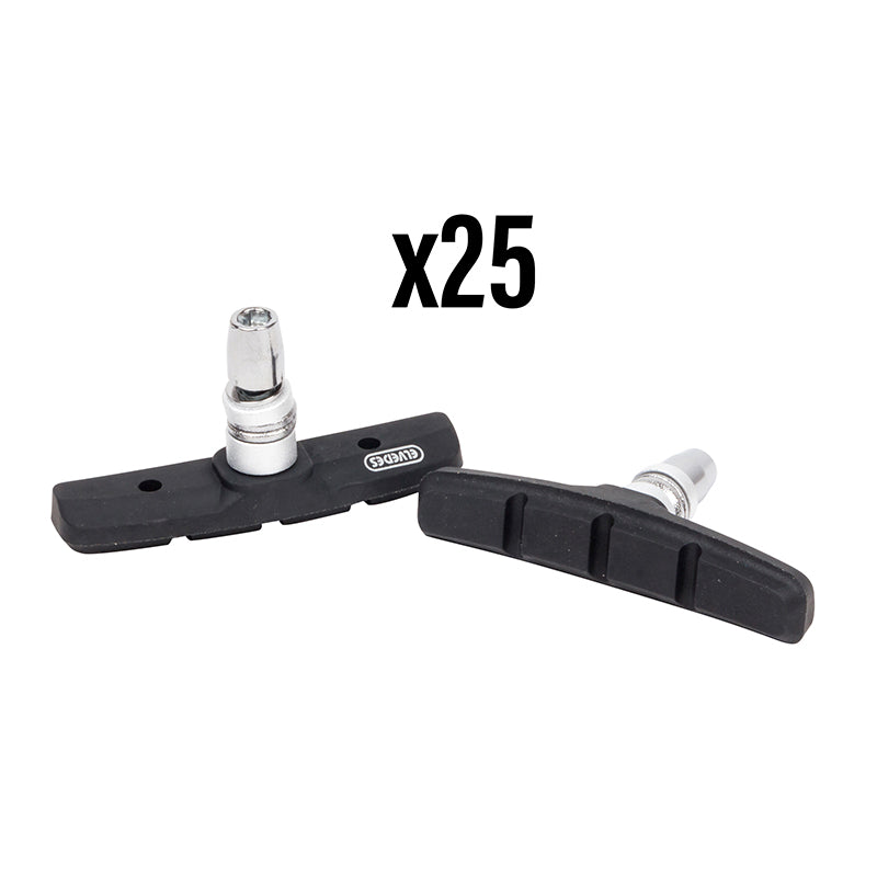 Porte Patin Frein VTT V-Brake A Vis Symetrique Elvedes 70 mm Noir (Boite De 25 Paires)