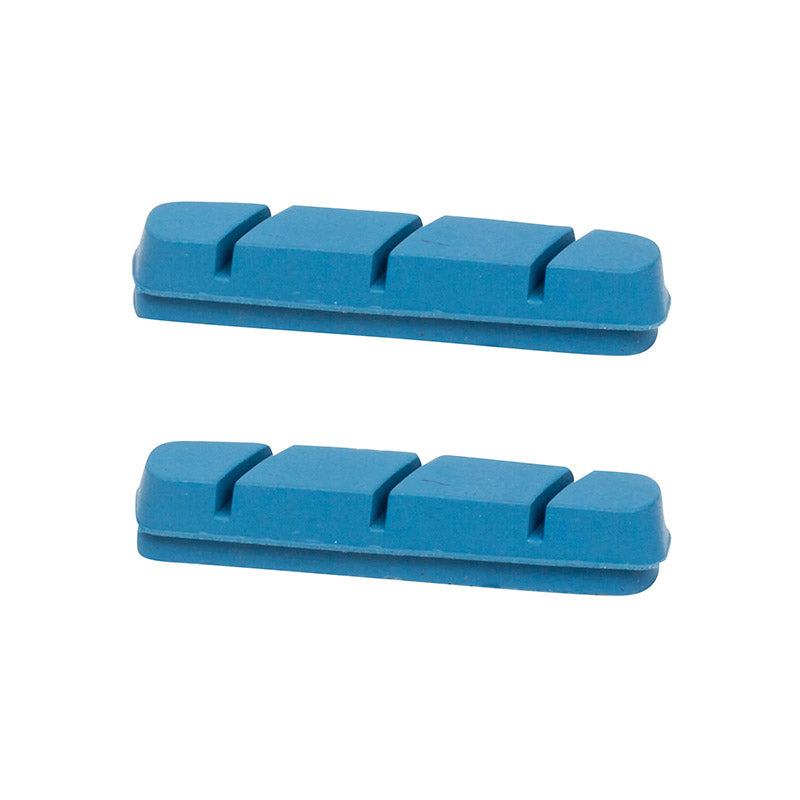 Patin De Frein Route Elvedes Pour Campagnolo Sur Jante Carbone 55 mm Bleu (1 Paire)