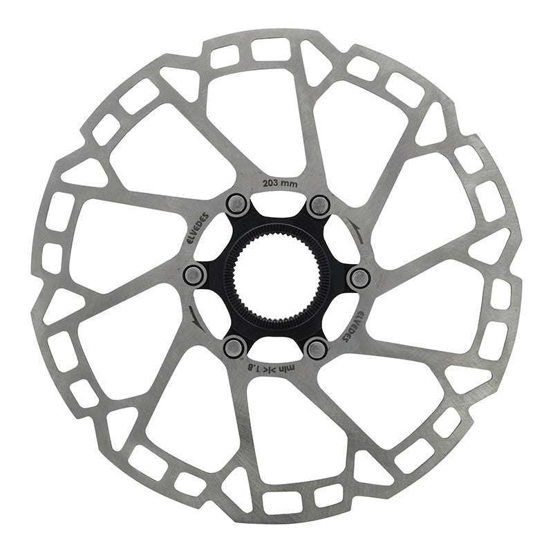 Disque De Frein VTT Centerlock Elvedes 203 mm Argent -Épaisseur 2 mm-