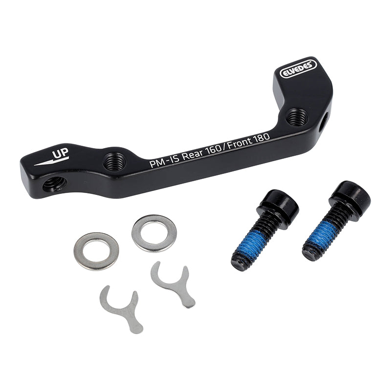 Adaptateur Frein A Disque VTT Avant - Arrière Elvedes Étrier Post-Mount Disque 180 mm Sur Fourche Et 160 mm Sur Cadre International
