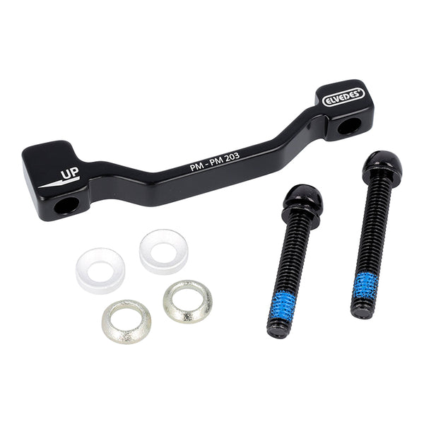 Adaptateur - Rehausse Frein A Disque VTT Post-Mount Avant Elvedes Sur Fourche Étrier 180 mm Pour Disque 203 mm