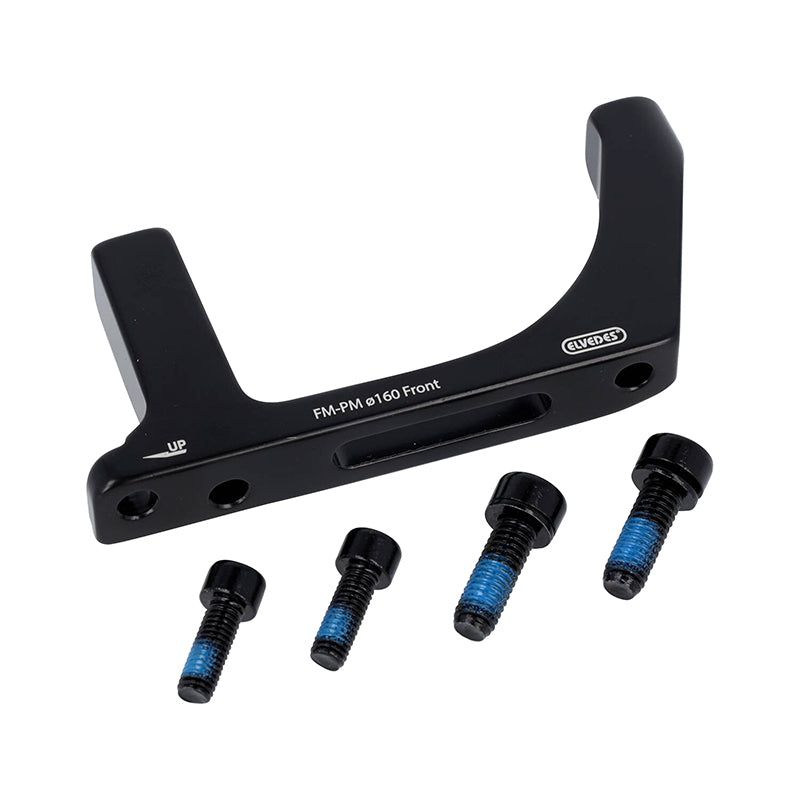 Adaptateur Frein A Disque Route Avant Elvedes Disque 160 mm Étrier Post-Mount Sur Cadre Flatmount