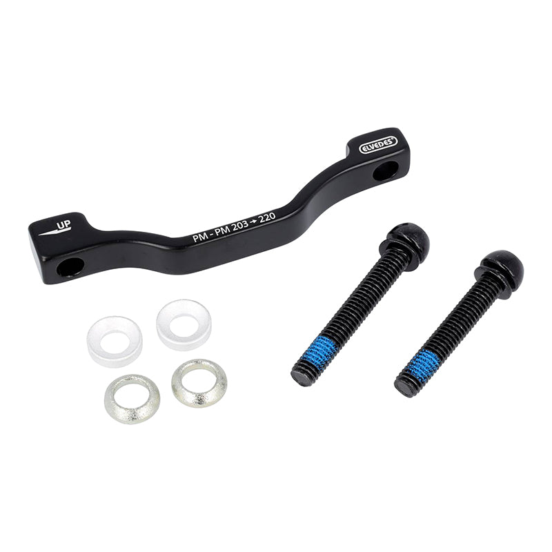 Adaptateur - Rehausse Frein A Disque VTT Post-Mount Avant - Arrière Elvedes Étrier 203 mm Pour Disque 220 mm