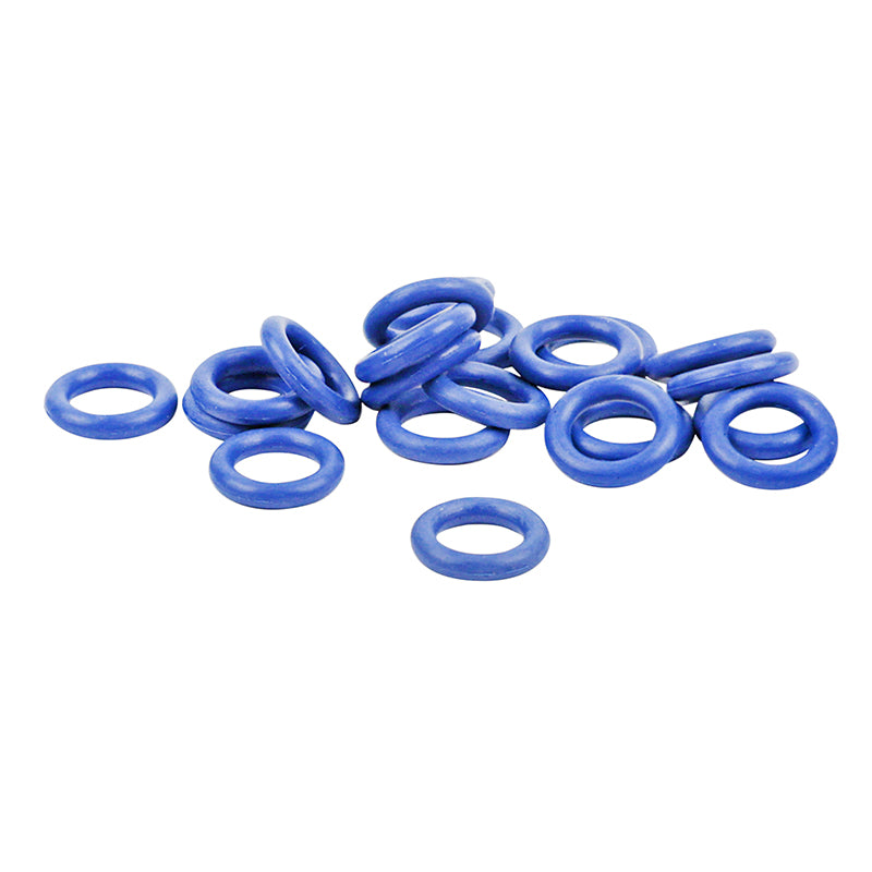 Joint Torique Elvedes Pour Vis De Raccord De Purge Pour Shimano Deore, Xt, Xtr -Bleu- (Vendu Par 20)