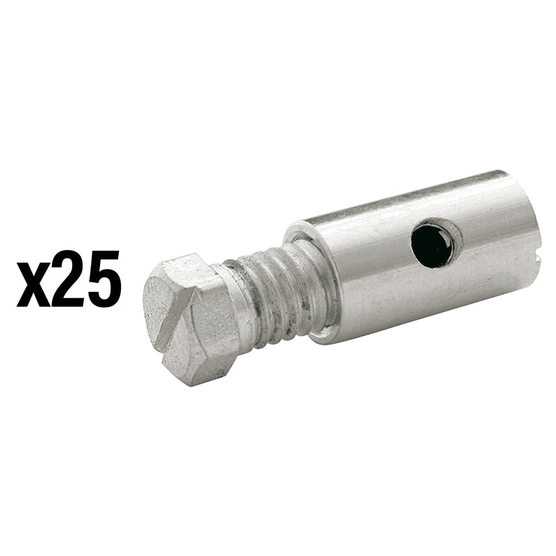 Serre Câble De Frein Diam 8 mm - L 15 mm Laiton (Vendu Par 25) -Elvedes-