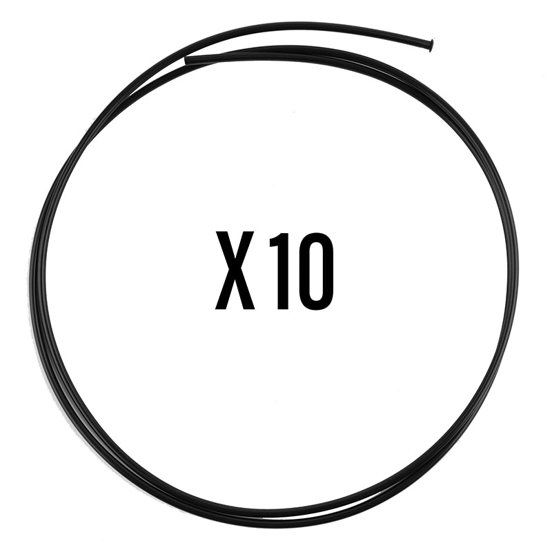 Liner Elvedes Noir Avec Trompette Pour Passage Intégré Des Câbles De Frein Diam 2 - 2,5 mm L 1000 mm (Vendu Par 10)