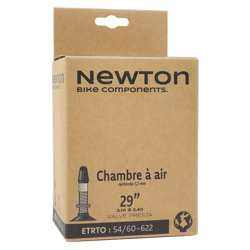 Chambre A Air Vélo 29 X 2.10-2.40 Newton Valve Presta 48 mm - Épaisseur Renforcée 1.2 mm
