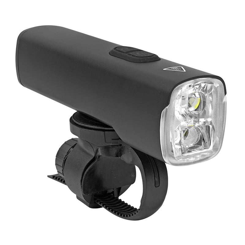 Éclairage Vélo Usb Avant Newton 1200 Lumen Éclairage Fixe (Autonomie Mode 100% : 2H30) (Livre Avec Fixation Cintre) Noir - Rechargeable Usb