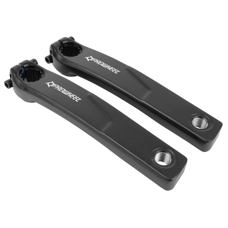 Manivelle Droite + Gauche VAE - E-Bike Longueur 165 mm Alu Noir Pour Moteur Bafang M500, M600 (Paire)