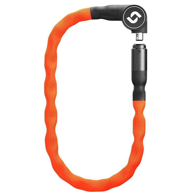 Antivol Vélo Chaîne Deverrouillage Par Smartphone Serea Swift Diam 6 mm Longueur 100 cm Orange (Technologie Nfc Fonction