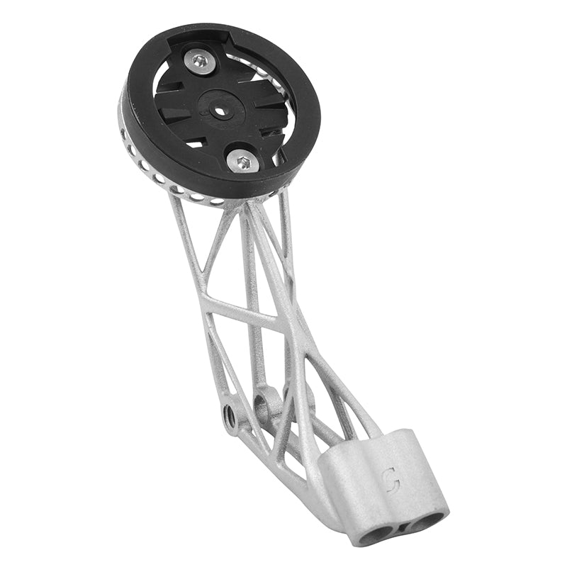 Support Gps - Compteur - Éclairage 3D Titane Fixation Pour Cintre Combo Giant Generation 10 Tcr Specific Compatible Garmin 1050 17.9 G (Livre Avec Support Garmin, Bryton, Wahoo) -Newton-