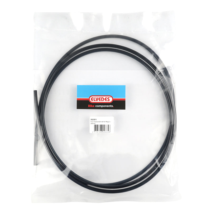 Kit Durite De Remplacement Elvedes Pour Frein Hydraulique Magura Noir 2000 mm