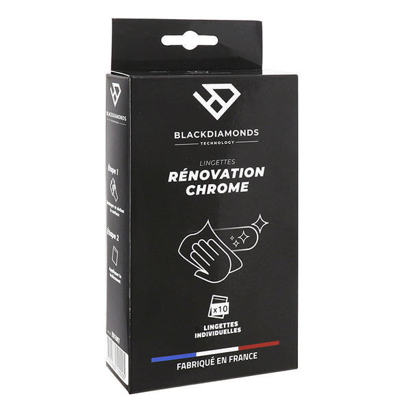 Lingettes Rénovation Chrome Blackdiamonds (Boite De 5 Lingettes Individuelles) Fabrique En France