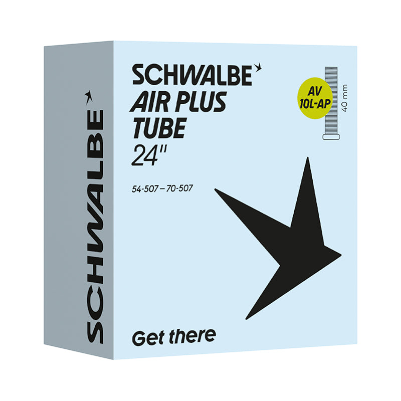 Chambre A Air Vélo 24 X 2.10-2.80 Schwalbe Air Plus Valve Standard 40 mm (54-70X507) (AV+10 Ap) (Offre Spéciale)
