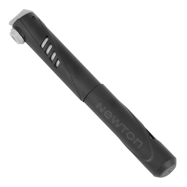 Pompe Mini Route-VTT Newton Résine Noir-Gris 8 Bars L205 mm Vp-Vs Avec Fixation Porte Bidon 87G